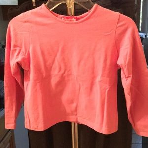 Pink girls long sleeve shirt